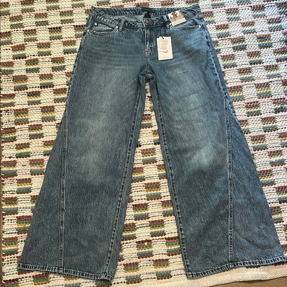 NWT* Sincerely Jules Blue Flare Wide-Leg Jeans
